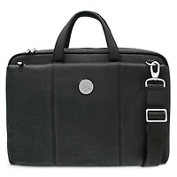 Silver Southern Illinois Salukis Leather Briefcase