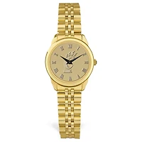 Women's Jardine Cincinnati Bearcats Gold Medallion Rolled Link Bracelet Wristwatch