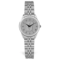 Women's Charlotte 49ers Silver Medallion Rolled Link Bracelet Wristwatch