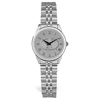 Women's BYU Cougars Silver Medallion Rolled Link Bracelet Wristwatch