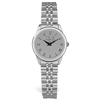 Women's Marshall Thundering Herd Silver Medallion Rolled Link Bracelet Wristwatch