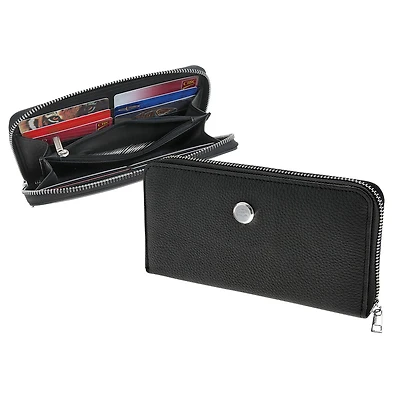 Women's Black Southern Miss Golden Eagles Leather Wallet