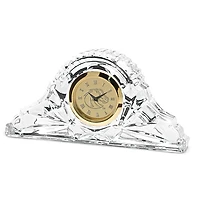 Gold Boise State Broncos Crystal Clock