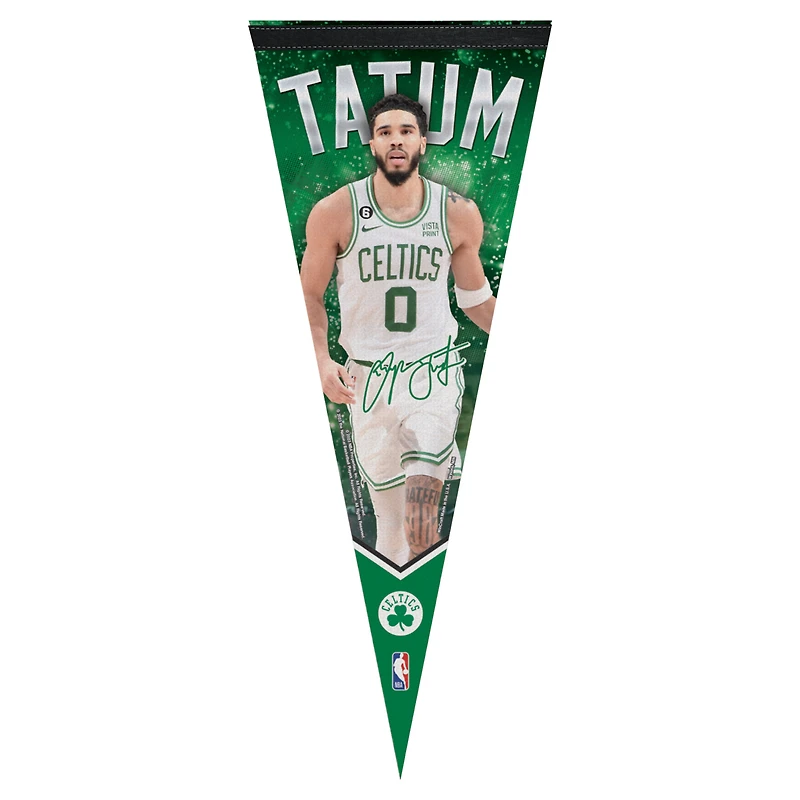 WinCraft Jayson Tatum Boston Celtics 12" x 30" Premium Pennant