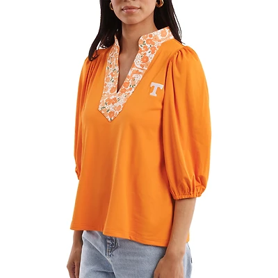 Women's Smith & Quinn Tennessee Orange Tennessee Volunteers Tailgate Collection Eliza Top