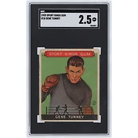 Gene Tunney USA Boxing 1933 Sport Kings Gum #18 SGC Authenticated 2.5 Card