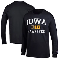 Men's Champion Iowa Hawkeyes Big Ten Long Sleeve T-Shirt