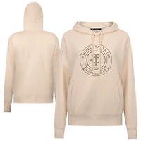 Women's Levelwear Khaki Minnesota Twins Adorn Gateway Pullover Hoodie