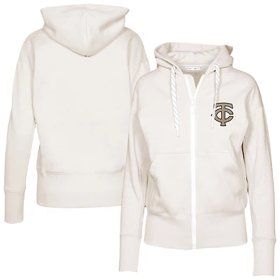 Women's Levelwear Khaki Minnesota Twins Gardinia Full-Zip Hoodie