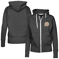 Women's Levelwear Black Chicago Cubs Gardinia Full-Zip Hoodie
