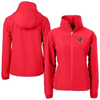 Women's Cutter & Buck Atlanta Falcons Helmet Charter Eco Recycled Full-Zip Jacket