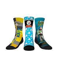 Youth Rock Em Socks Pittsburgh Steelers Toy Story 3-Pack Crew Socks