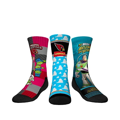 Youth Rock Em Socks Arizona Cardinals Toy Story 3-Pack Crew Socks