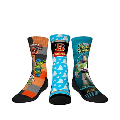 Youth Rock Em Socks Cincinnati Bengals Toy Story 3-Pack Crew Socks