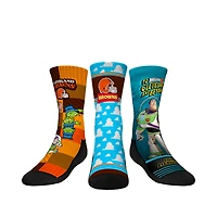 Youth Rock Em Socks Cleveland Browns Toy Story 3-Pack Crew Socks