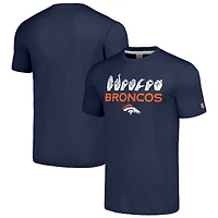 Unisex Homage Navy Denver Broncos The NFL ASL Collection by Love Sign American Language T-Shirt