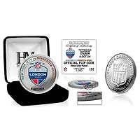 Highland Mint New York Jets vs. Minnesota Vikings 2024 NFL London Games 39mm Silver Plated Coin