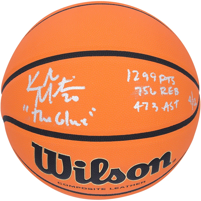 Limited Edition of 12: Kate Martin Iowa Hawkeyes Autographed Wilson Basketball with Multiple Inscriptions