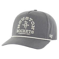 Men's '47 Charcoal Houston Rockets Canyon Ranchero Hitch Adjustable Hat
