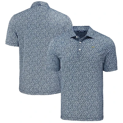 Men's Cutter & Buck Navy Los Angeles Chargers Pike Eco Flora Print Polo