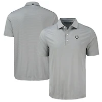 Men's Cutter & Buck Indianapolis Colts Forge Eco Fine Line Stripe Polo