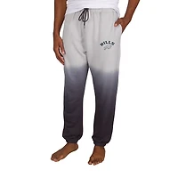 Men's Concepts Sport Gray/Charcoal Buffalo Bills Dusk Dip Dye Lightweight French Terry Lounge Pants