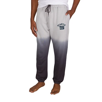 Men's Concepts Sport Gray/Charcoal New York Giants Dusk Dip Dye Lightweight French Terry Lounge Pants