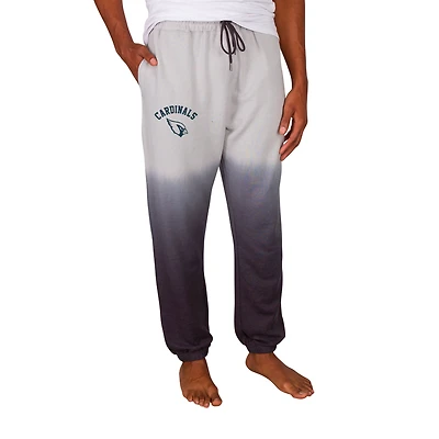 Men's Concepts Sport Gray/Charcoal Arizona Cardinals Dusk Dip Dye Lightweight French Terry Lounge Pants