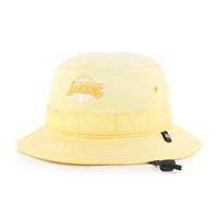 Men's '47  Gold Los Angeles Lakers Buxton Garment Washed Bucket Hat