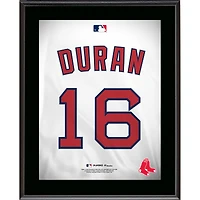 Jarren Duran Boston Red Sox 10.5" x 13" Jersey Number Sublimated Player Plaque