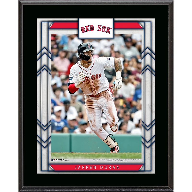 Jarren Duran Boston Red Sox 10.5" x 13" Sublimated Player Plaque