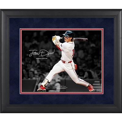Jarren Duran Boston Red Sox Facsimile Signature Framed 11" x 14" Spotlight Photograph