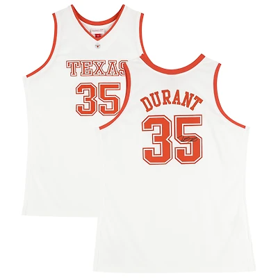 Kevin Durant Texas Longhorns Autographed Mitchell & Ness White 2006-07 Authentic Jersey