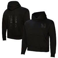 Women's Mitchell & Ness Black LA28 French Terry Pullover Hoodie