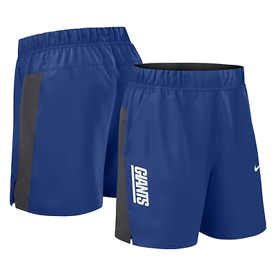 Men's Nike Royal New York Giants Woven Victory Dri-FIT Shorts