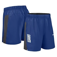 Men's Nike Royal New York Giants Woven Victory Dri-FIT Shorts