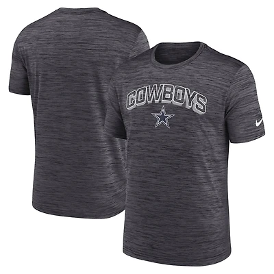 Men's Nike Charcoal Dallas Cowboys Primetime Velocity Dri-FIT T-Shirt