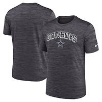 Men's Nike Charcoal Dallas Cowboys Primetime Velocity Dri-FIT T-Shirt