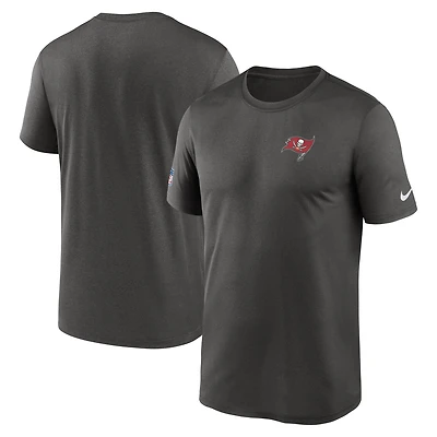 Men's Nike Gray Tampa Bay Buccaneers Sideline Legend Small Logo Dri-FIT T-Shirt