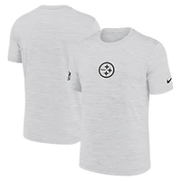 Men's Nike Ash Pittsburgh Steelers Sideline Velocity Dri-FIT T-Shirt