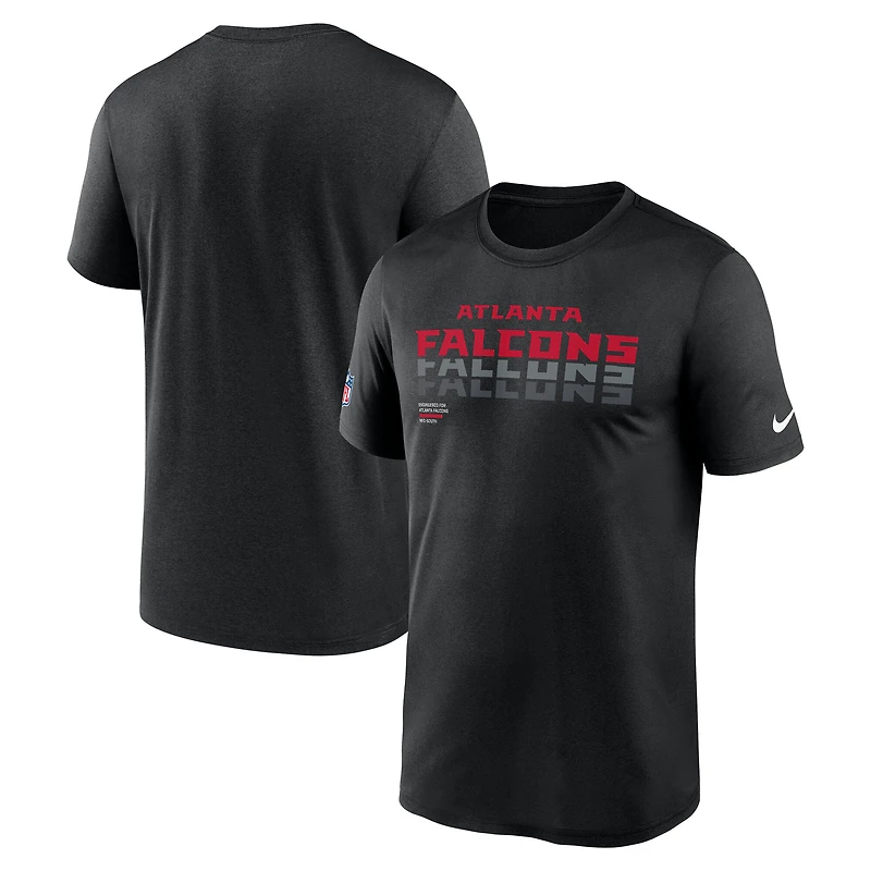 Men's Nike Black Atlanta Falcons Sideline Legend Dri-FIT T-Shirt
