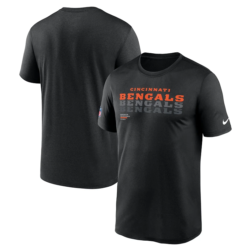 Men's Nike Black Cincinnati Bengals Sideline Legend Dri-FIT T-Shirt