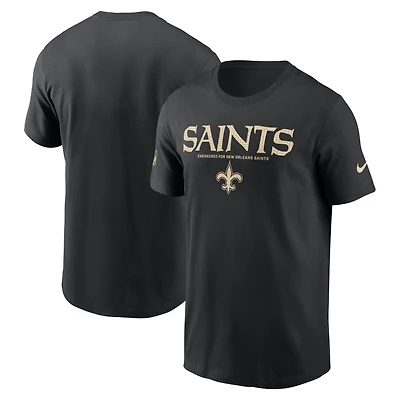 Men's Nike Black New Orleans Saints Sideline Dri-FIT T-Shirt