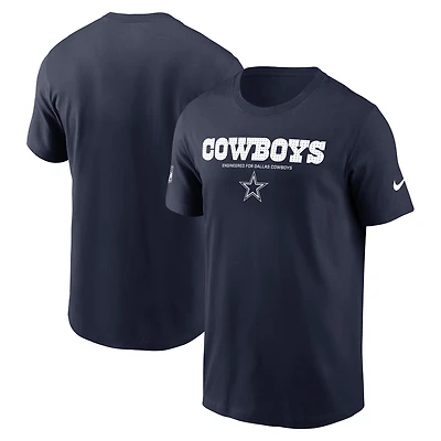 Men's Nike Navy Dallas Cowboys Sideline Performance T-Shirt