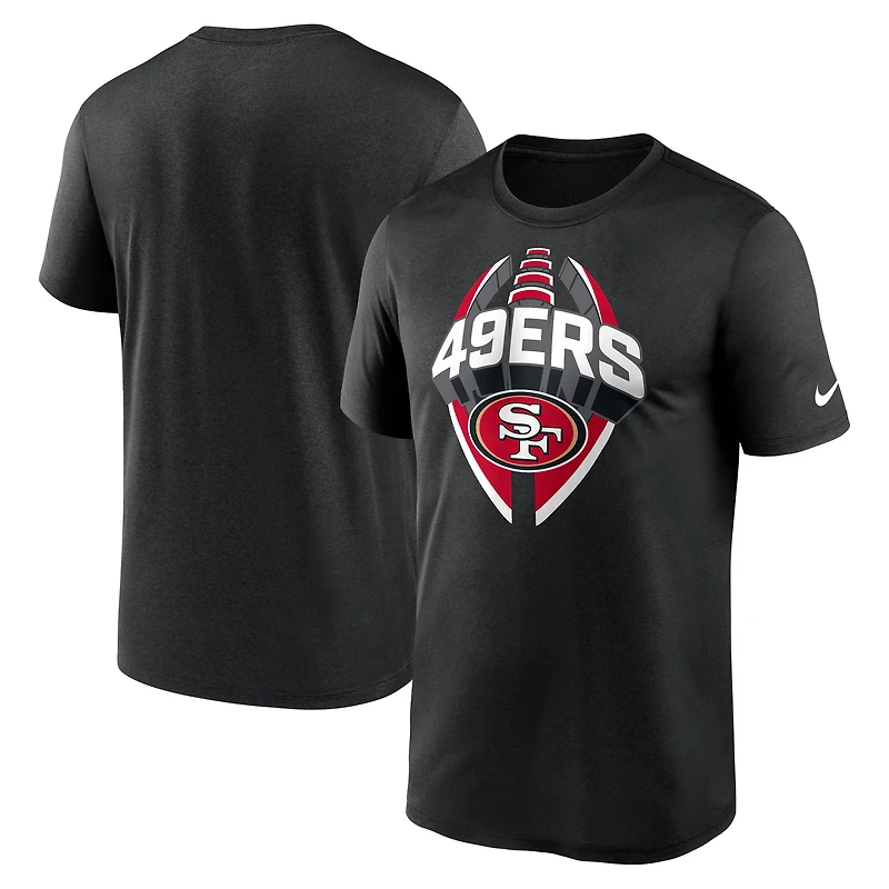 Men's Nike Black San Francisco 49ers Legend Icon Performance T-Shirt