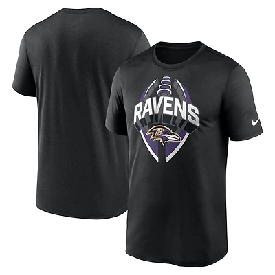 Men's Nike Black Baltimore Ravens Legend Icon Performance T-Shirt