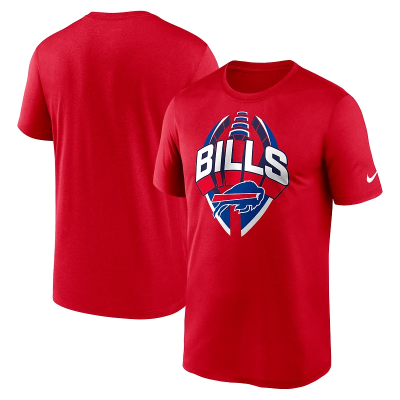 Men's Nike Red Buffalo Bills Legend Icon Performance T-Shirt