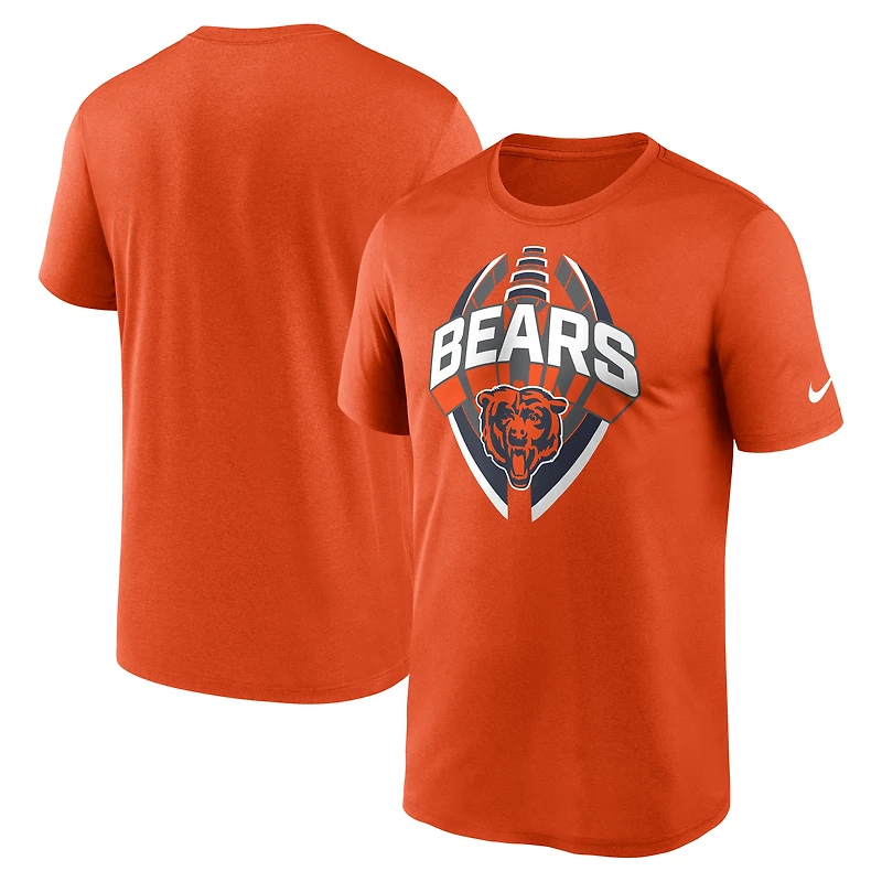 Men's Nike Orange Chicago Bears Legend Icon Performance T-Shirt