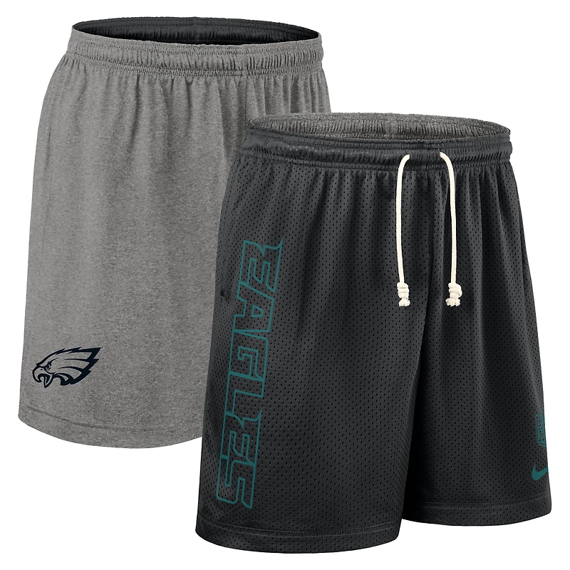 Men's Nike Black Philadelphia Eagles Sideline Reversible Dri-FIT Shorts