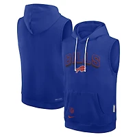 Men's Nike Royal Buffalo Bills Sideline Standard Issue Dri-FIT Sleeveless Hoodie